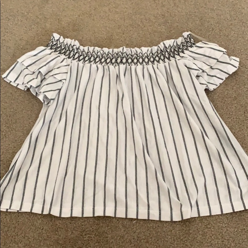 Off the shoulder shirt